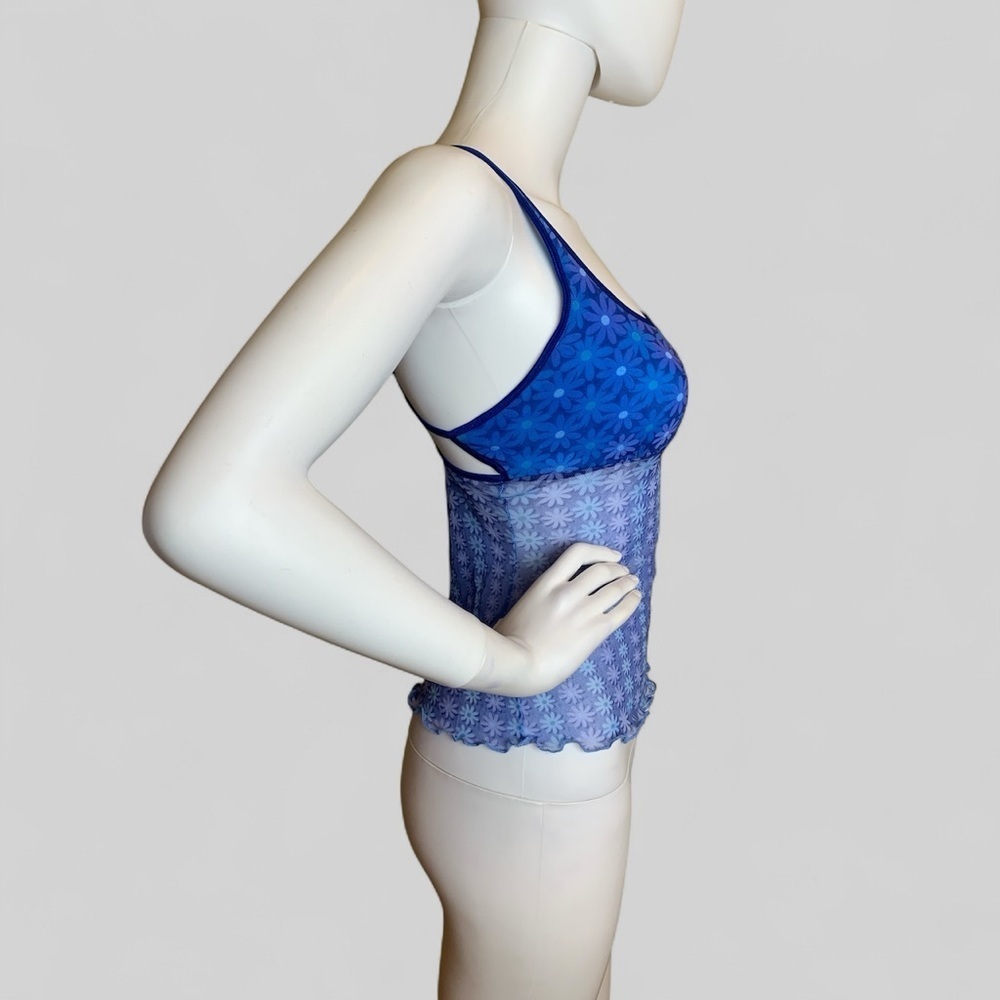 Cosabella Blue Geometric Bra Intimates - Picture 4 of 7
